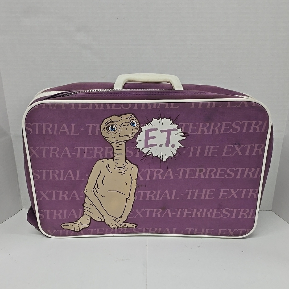 Vintage Purple‎ E.T. Extra-Terrestrial Suitcase